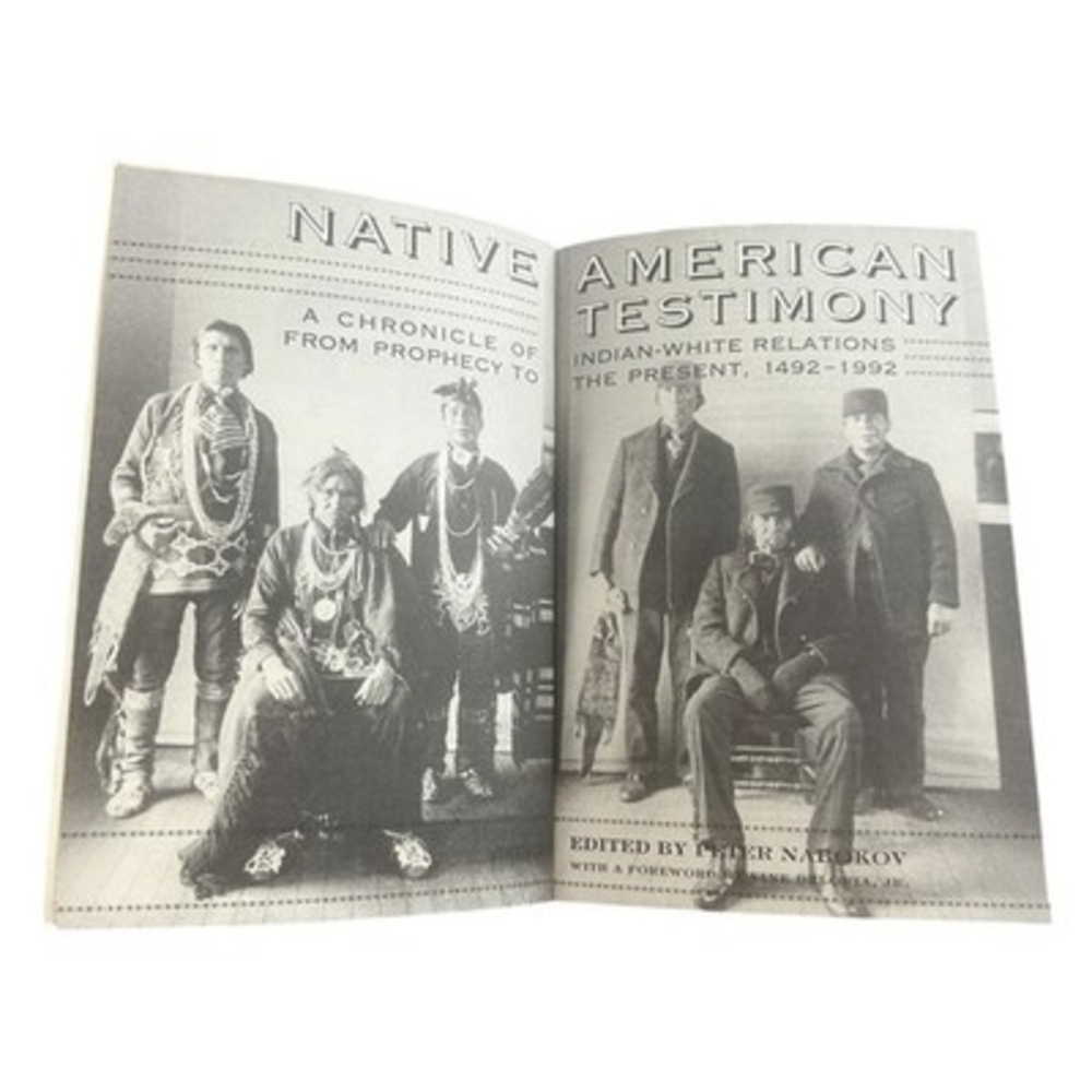 P. Nabokov Native American Testimony Chronicle Indian-White Relations 1492-1992 - Picture 3 of 5